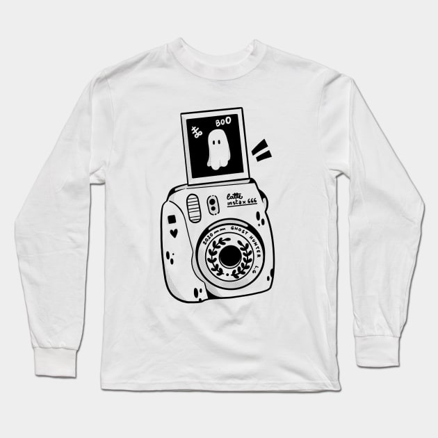 Boo Picture Long Sleeve T-Shirt by LatteGalaxy